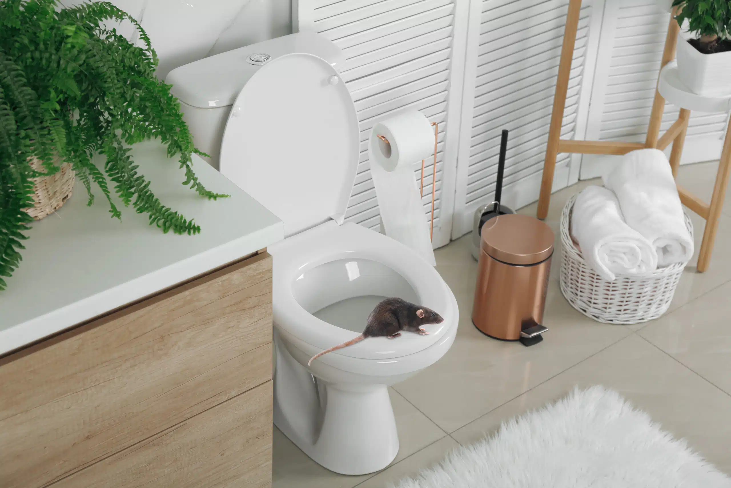 Can Rats Really Climb into Houston, TX Toilet? | Rat Removal | Rodent Control | Rat Exterminator in Houston | Elite Wildlife Services