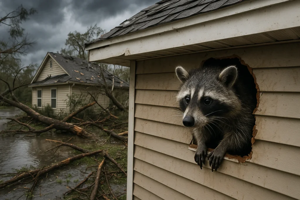 How Houston Hurricanes and Floods Impact Raccoon Behavior