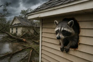 How Houston Hurricanes and Floods Impact Raccoon Behavior